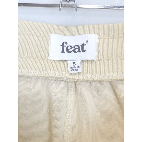Feat Blanket Blend Pull On Shorts Drawstring Waist Pockets Women S Beige Comfy - Picture 5 of 10